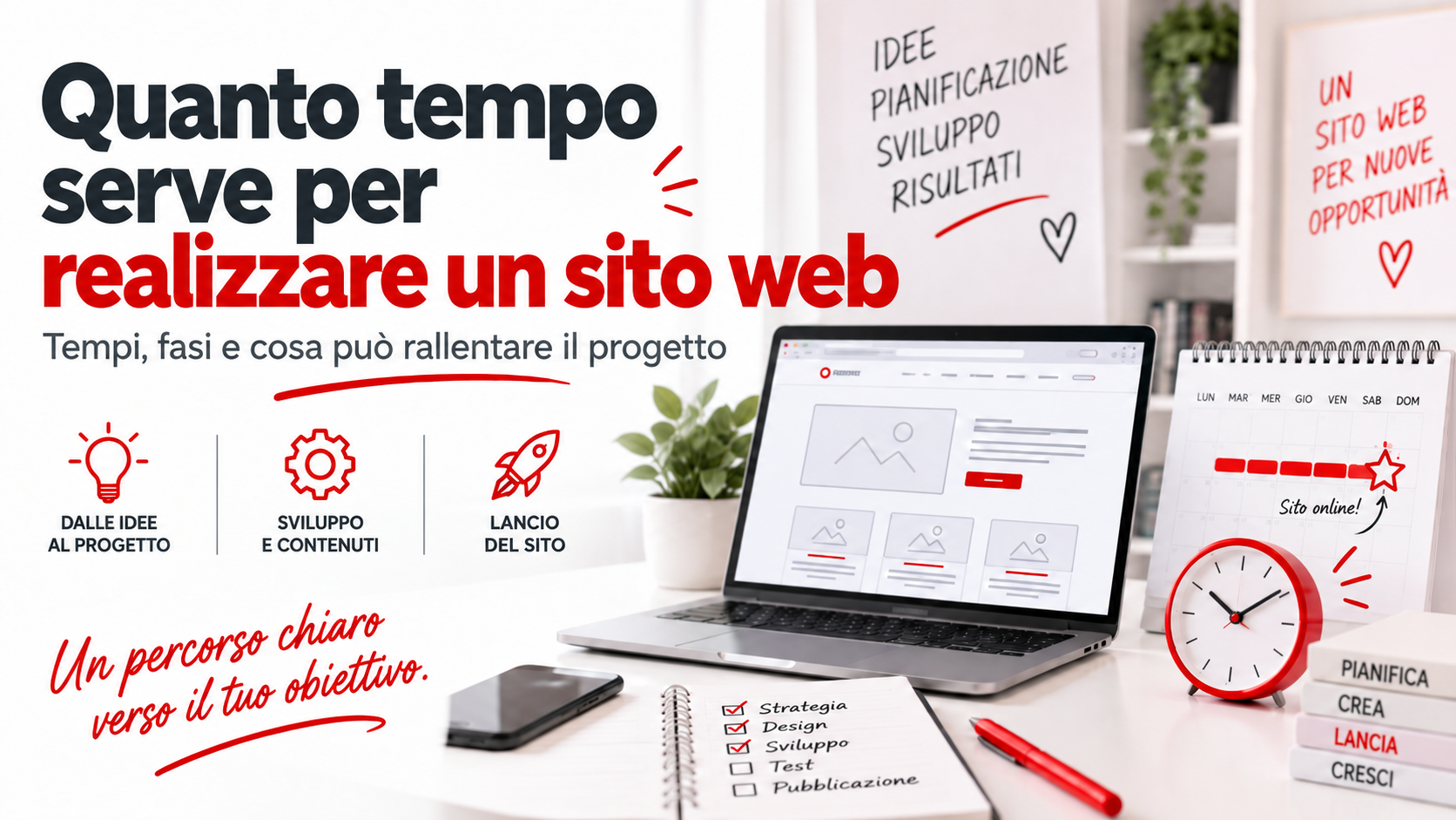 Quanto tempo serve per realizzare un sito web a Salerno