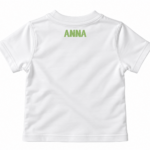 Retro maglietta Enjoy nome Anna verde
