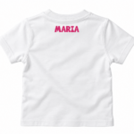 Retro maglietta Enjoy nome Maria fucsia