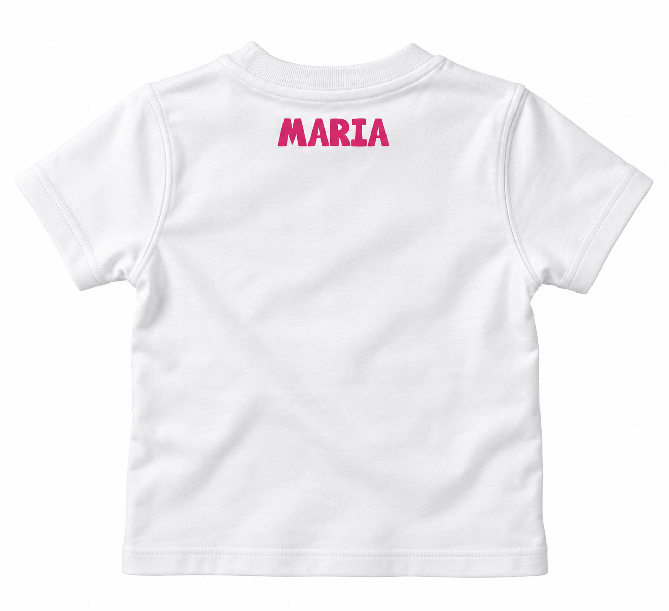 Retro maglietta Enjoy nome Maria fucsia
